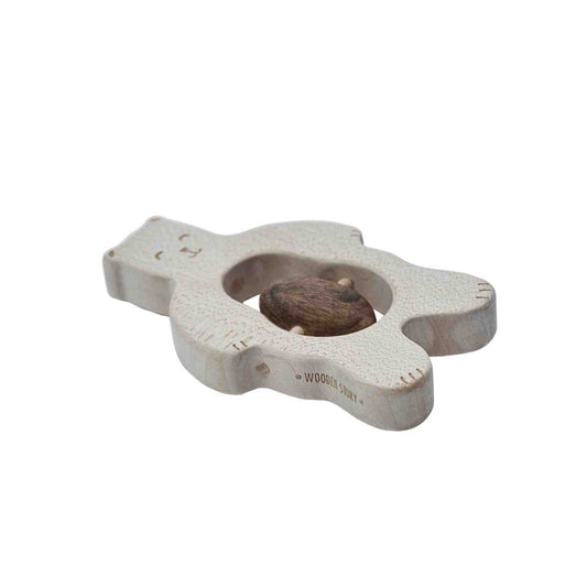 Hochet bébé en bois