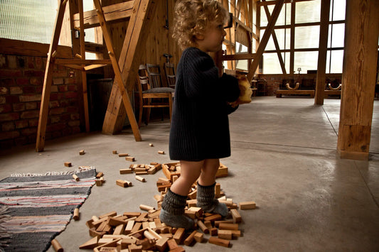 blocs en bois naturel jeux pour enfants