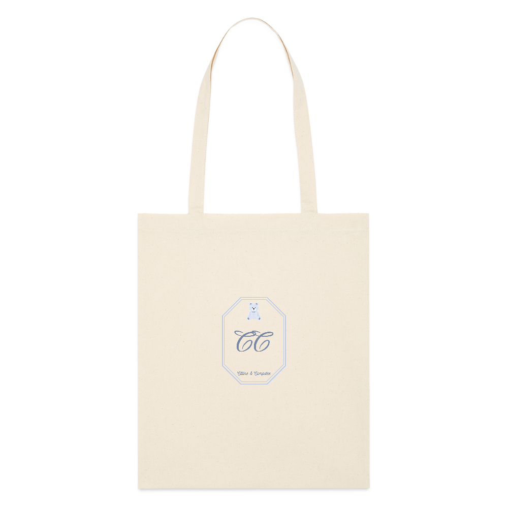 Le sac cadeau réutilisable - blanc gris