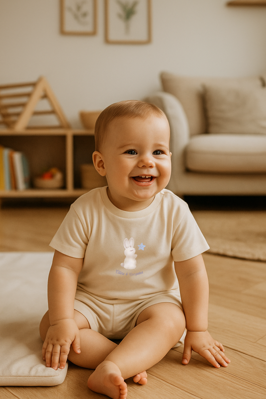 T-shirt "Lapinou" - ivoire - bébé
