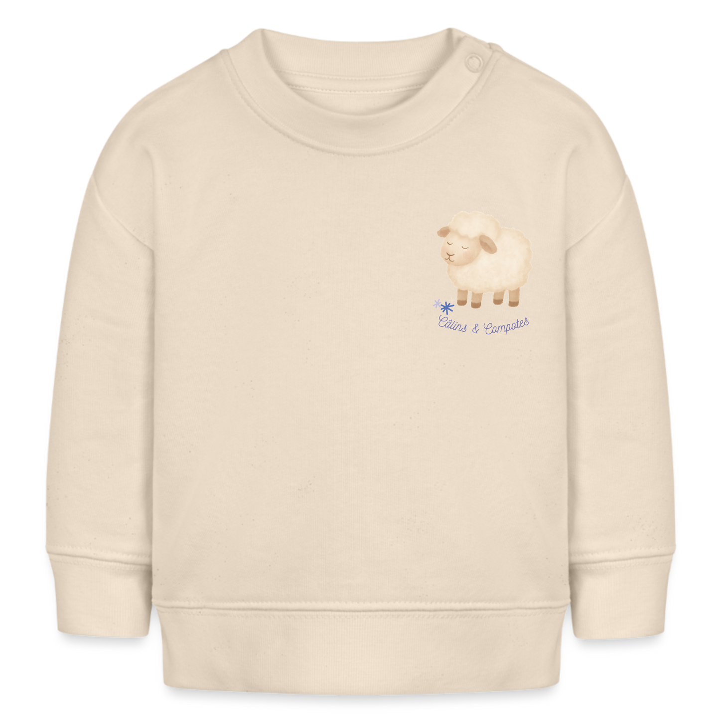 Sweat "Flocon de Laine" - Beige