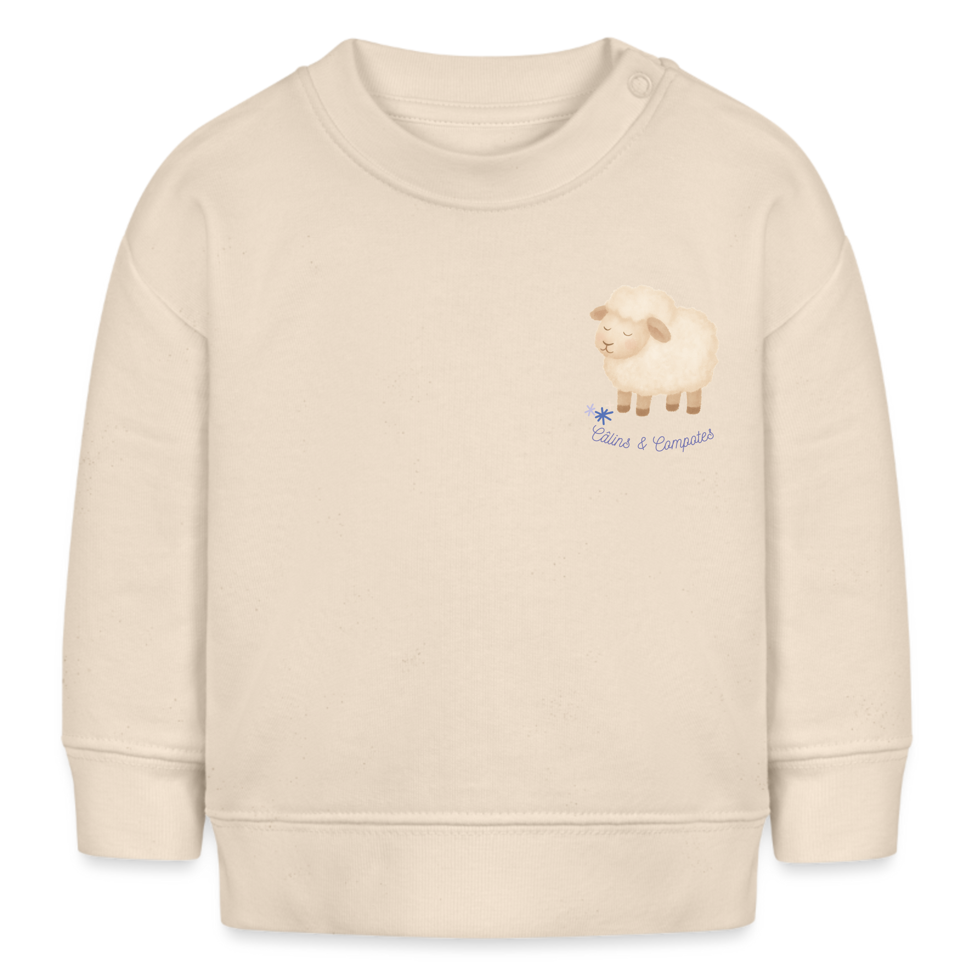 Sweat "Flocon de Laine" - Beige