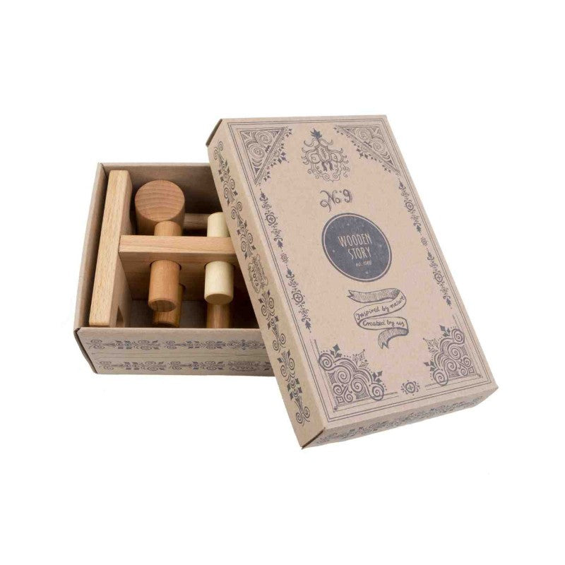 banc a marteler en bois naturel