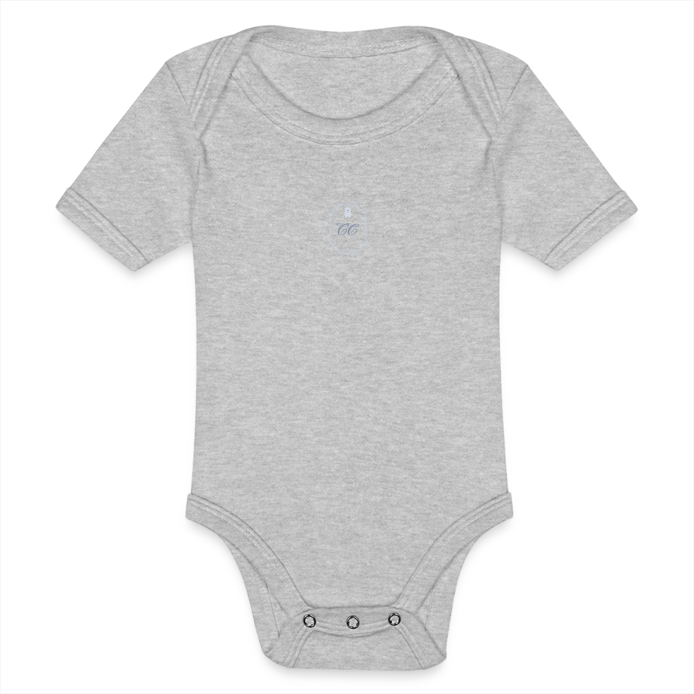 Body "Câlins & Compotes" - gris chiné