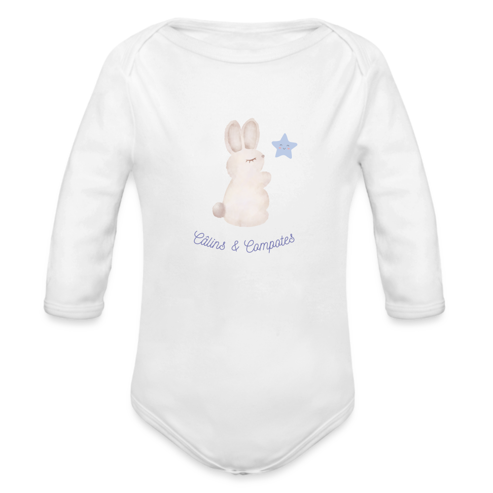Body"Lapinou" - blanc