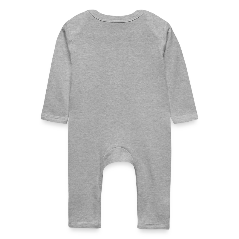 Grenouillère "Rêves bleus" - gris chiné - dos