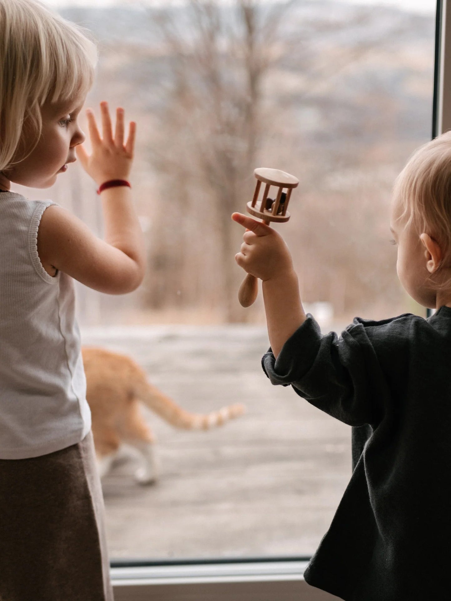 hochet en bois pour bebes