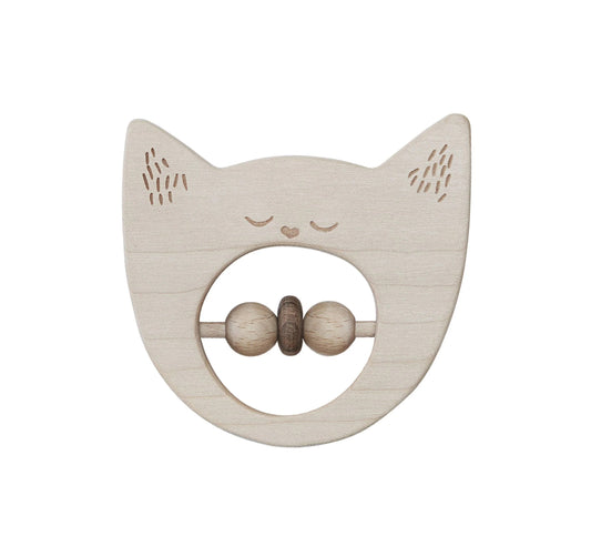 Hochet en en bois montessori bebe bio