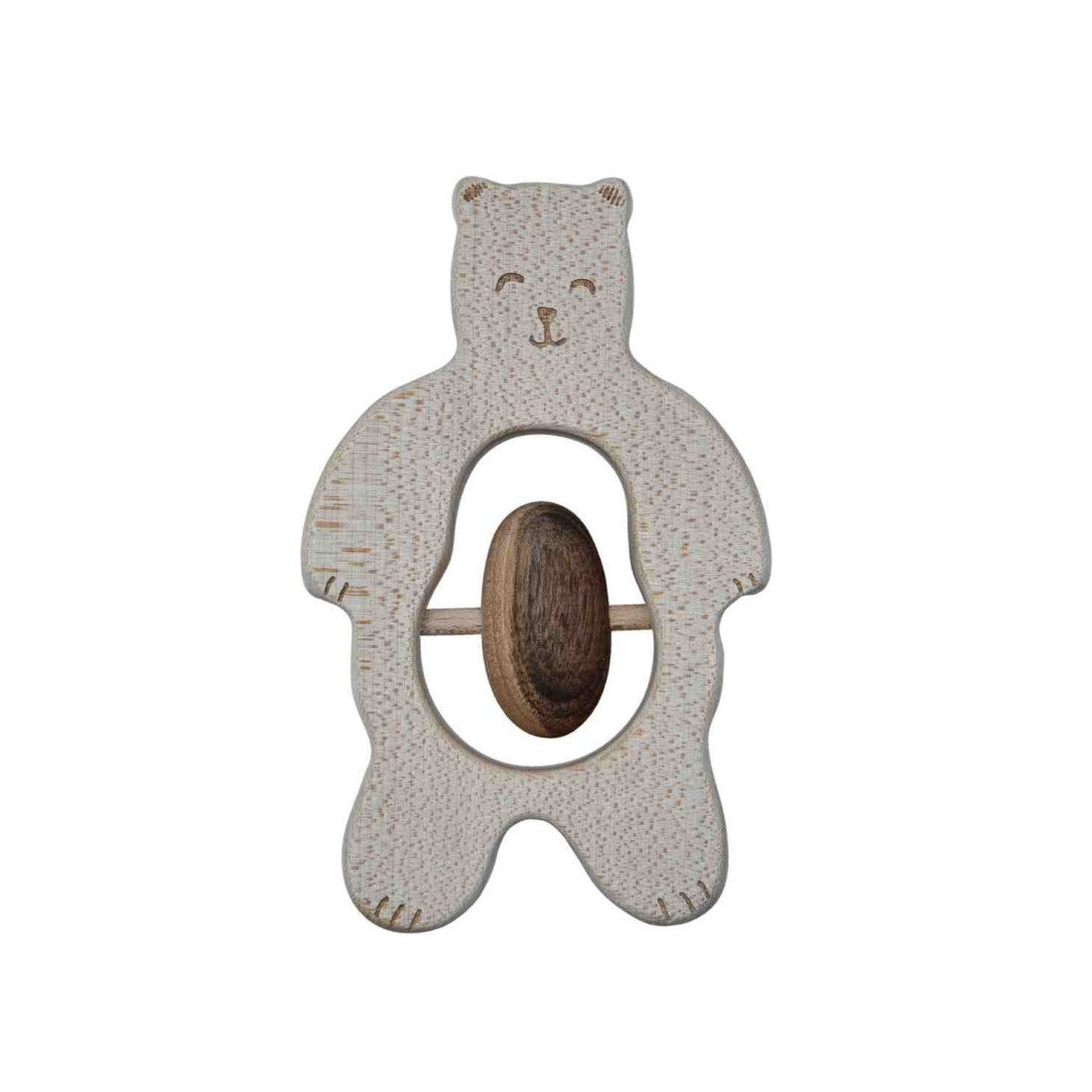 Hochet en Bois Ours