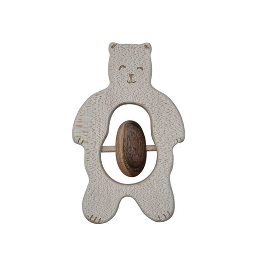 Hochet en Bois Ours