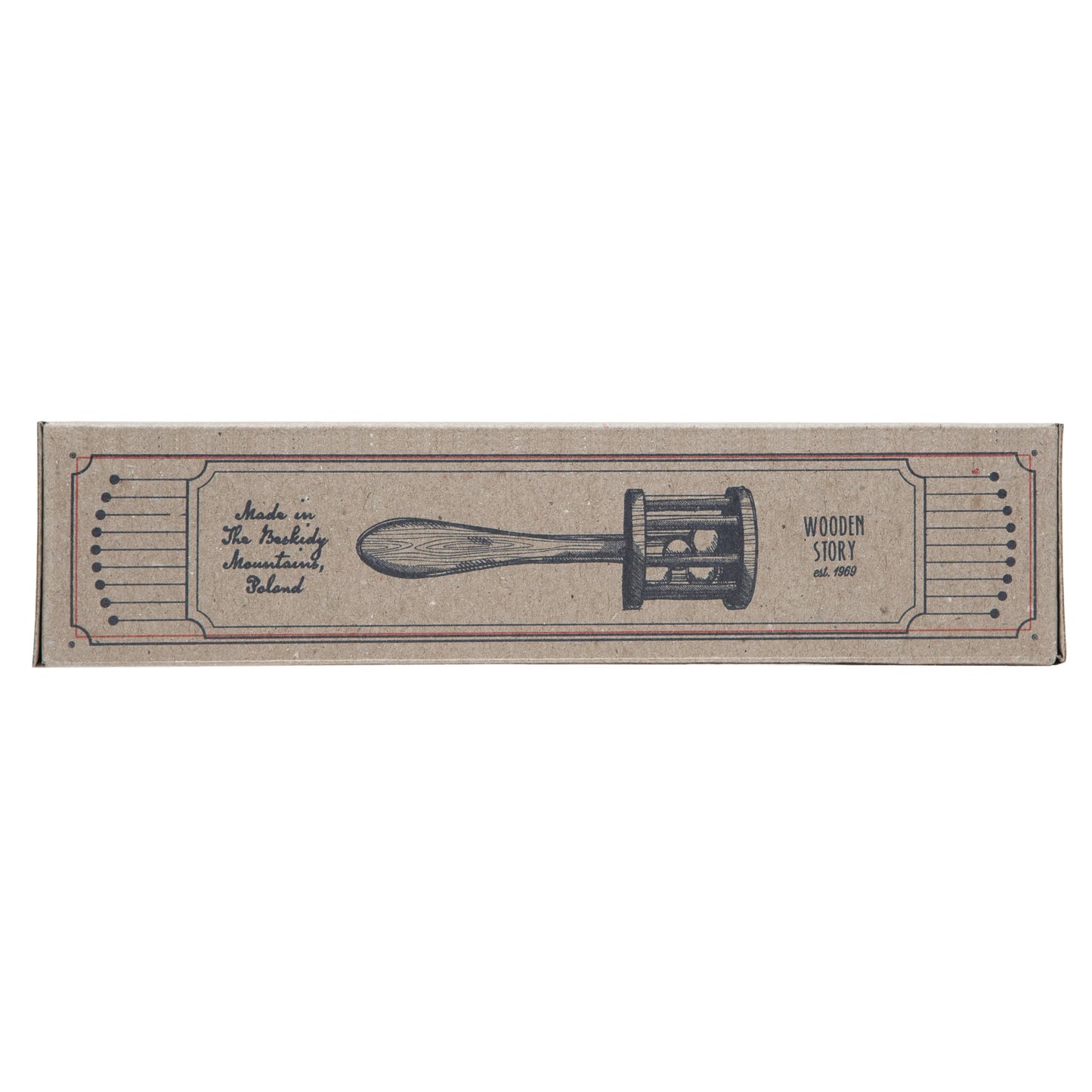 Hochet sonore en bois