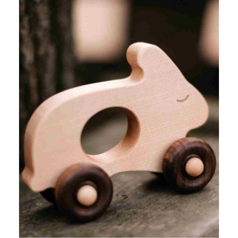 jouet en bois naturel lapin