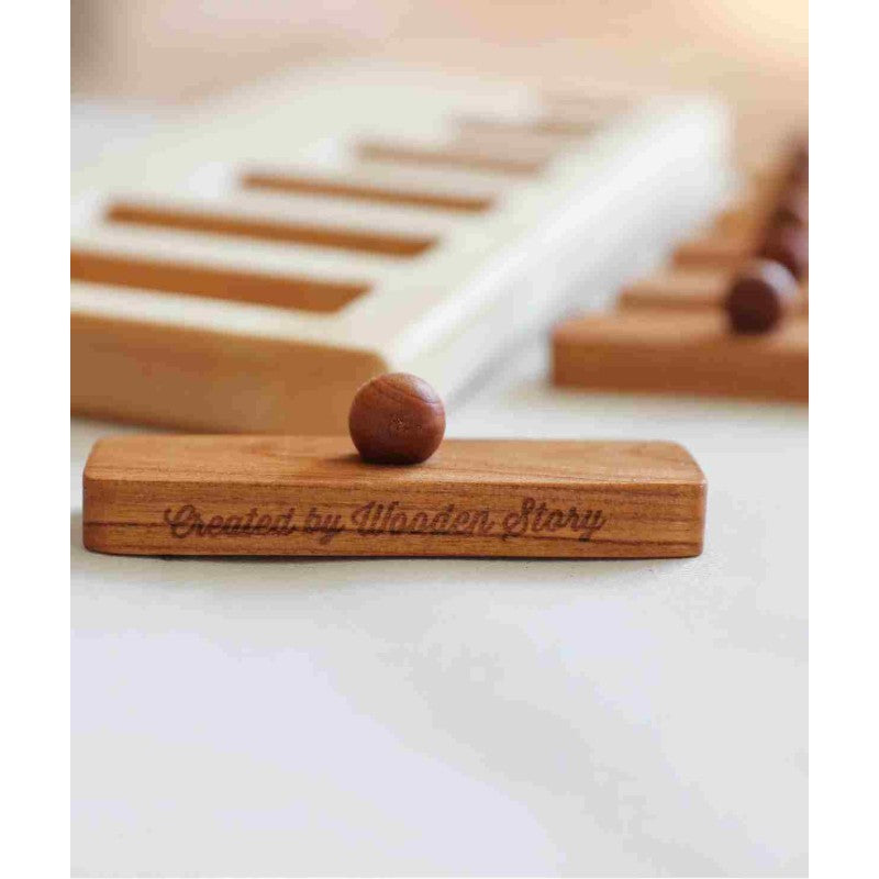 puzzle en bois naturel
