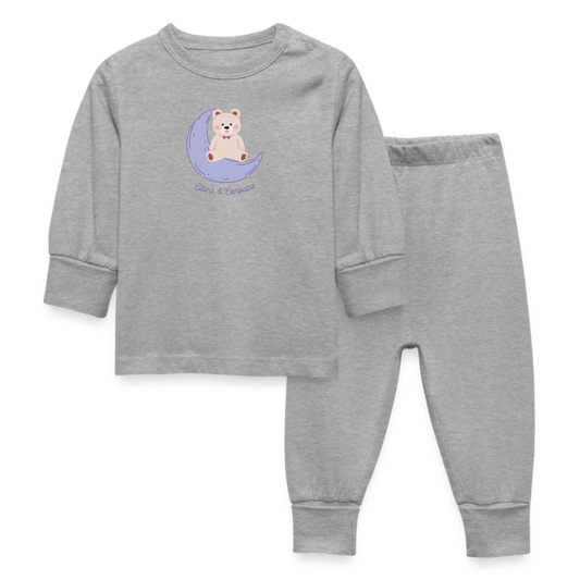 Pyjama "Nuit douce" - gris chiné