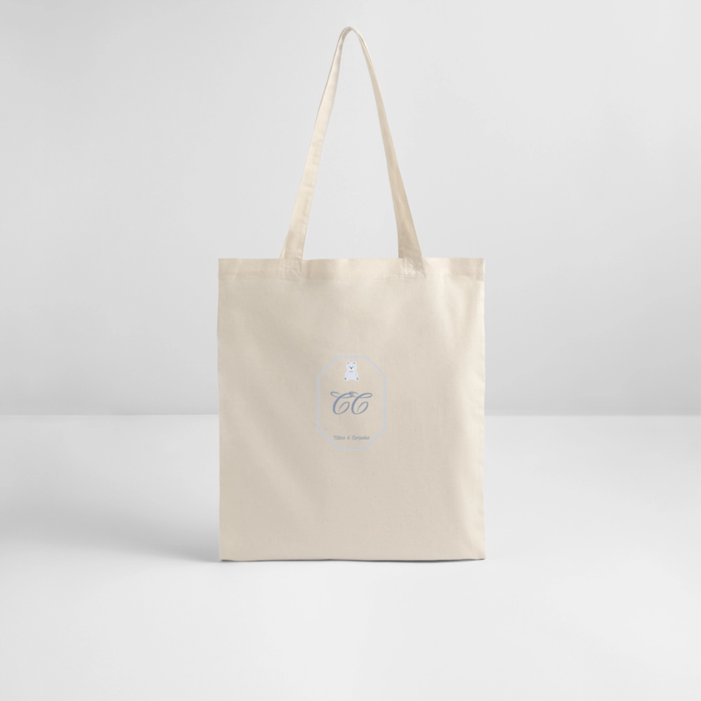 Le sac cadeau réutilisable - blanc gris
