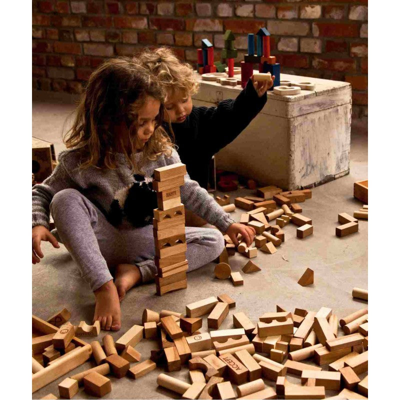 sachet blocs de jeux en bois naturel
