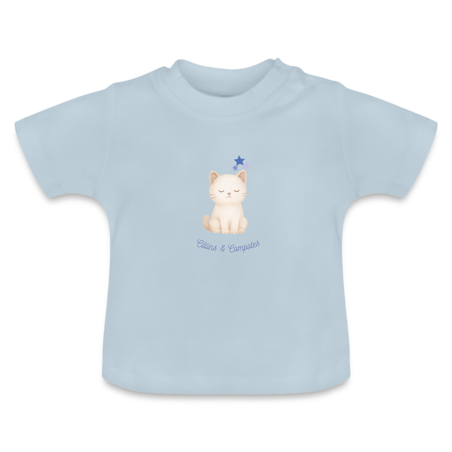 T-shirt "Petit Chat" - bleu ciel
