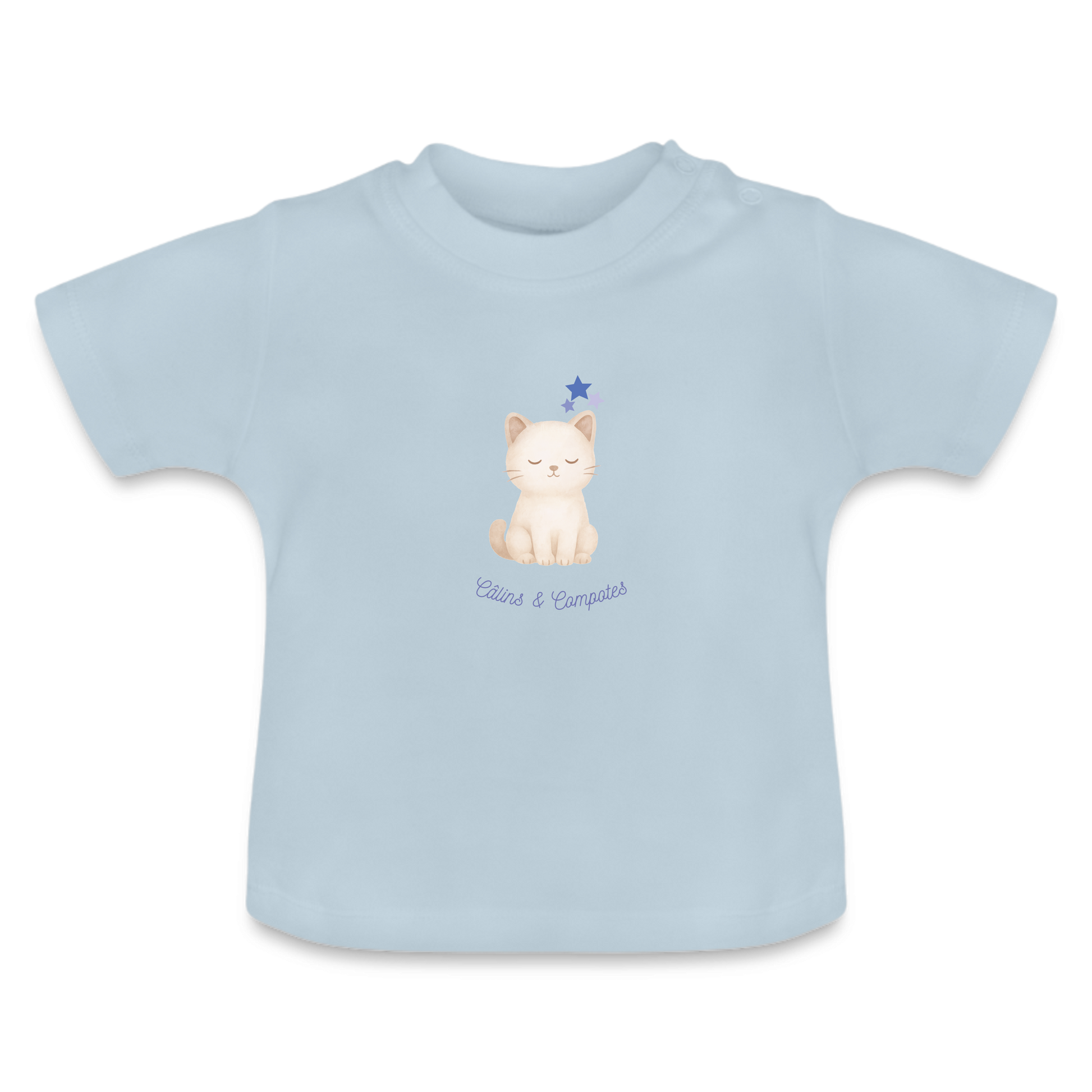 T-shirt "Petit Chat" - bleu ciel