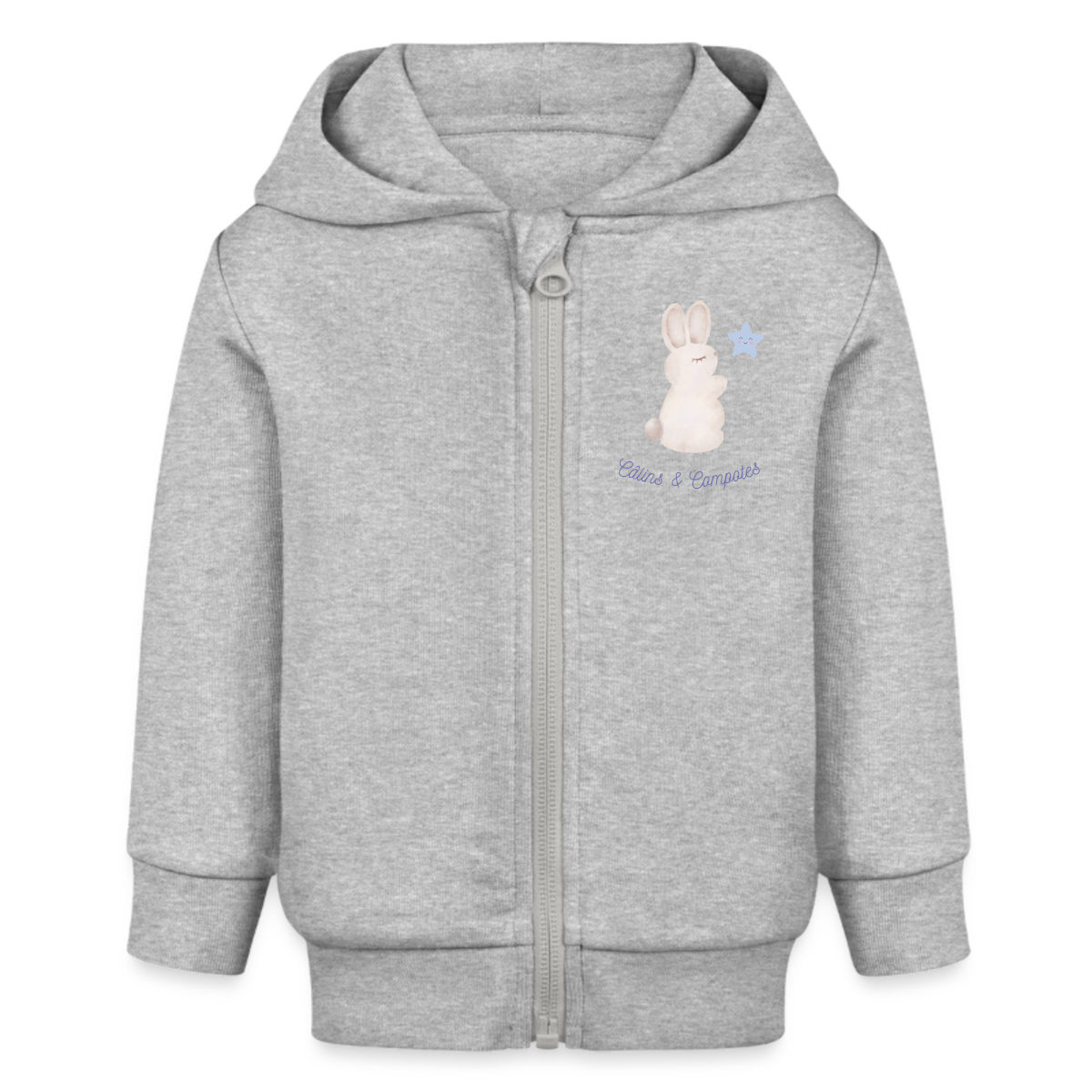 Veste "Câlinou" - gris chiné