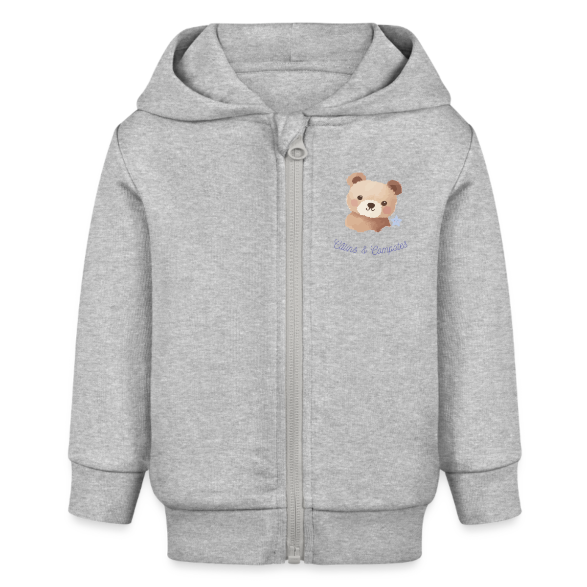 Veste "Nounours" - Gris chiné